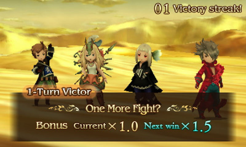 Bravely Second 1-Turn Victor